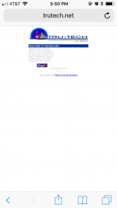 non mobile-friendly website