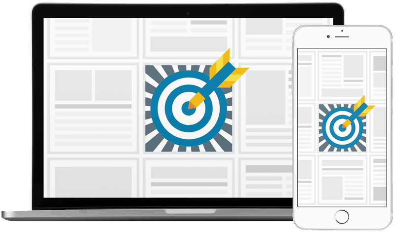 illustration of website content